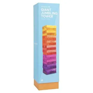 Giant Jumbling Tower Sunrise - Fun for All Ages