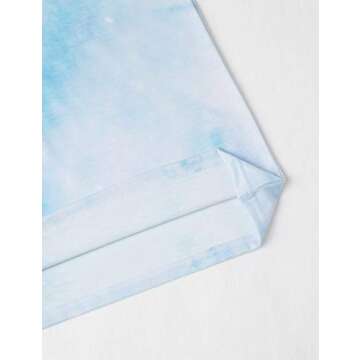 Stylish Remidoo Floral Tie Dye Oversized T-Shirt Women