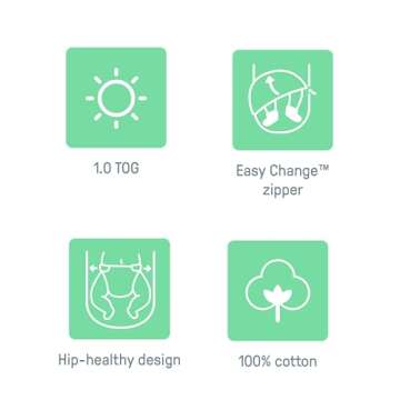 SwaddleMe Easy Change Swaddle for Newborns | 0-3 Months