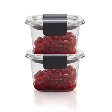 Rubbermaid Brilliance Mini Food Storage Containers Leak-Proof