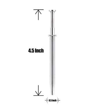 Sprinkle Pen, Pearl Grabber, Sugar Bead Pick-up Tool, Dragee Holder with 4-Prong, Edible Candy Catcher with 4 Claw for Cake, Cupcake, Ice Cream Baking Decoration, HIFUNBK