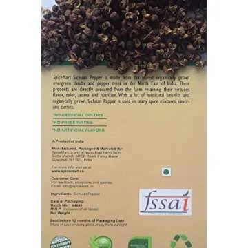 Organically Grown Sichuan Pepper / Szechuan Pepper 50g [Timut Pepper]