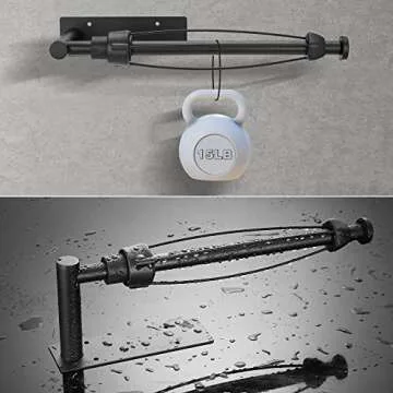 DEKAVA Paper Towel Holder Under Cabinet Wall Mount for Kitchen Paper Towel, Self-Adhesive Paper Towel Bar, Paper Towel Rack, SUS304 Stainless Steel 13 inch (Black R, 1)