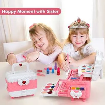54 in 1 Kids Makeup Kit for Girls - Safe & Fun