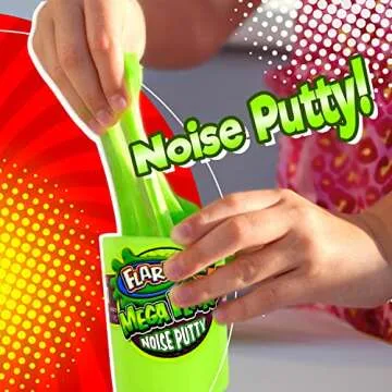 JA-RU 1 Pound Mega Flarp Noise Putty Scented (1 Unit), Fidget Toy Squishy Sensory Toys for Easter, Autism Stress Toy Party Favors Fidget for Kids and Adults Boys & Girls. 335-1