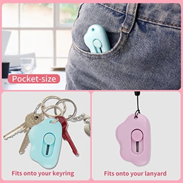 Cute Cloud Box Cutter Retractable 6Pcs Mini Utility Knife