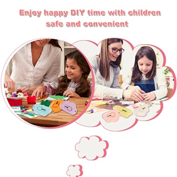 Cute Cloud Box Cutter Retractable 6Pcs Mini Utility Knife