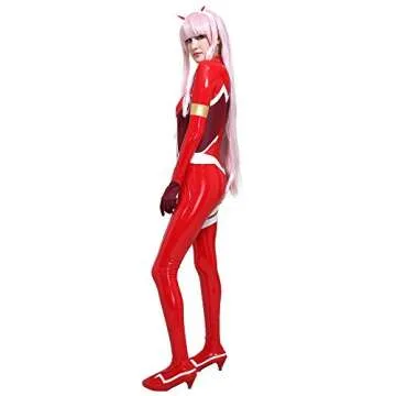 Cosplay.fm Women's Anime Cosplay Red Bodysuit Costume