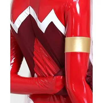 Cosplay.fm Women's Anime Cosplay Red Bodysuit Costume