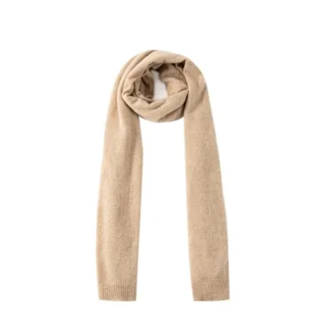 XL Cashmere Knitted Shawl Wrap Gift Box Camel