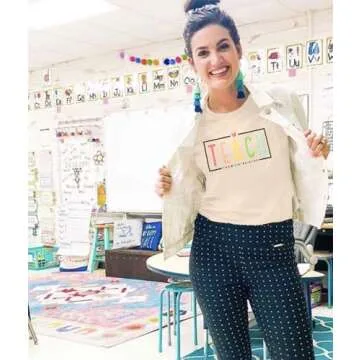 Teacher Shirt Women Teach Kindness Tee for All Occasions