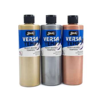 Sax Versatemp Heavy-Body Metallic Tempera Paint Set of 3