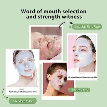 Fokiabin Jelly Mask for Facials, Hydrating & Moisturizing Peel-Off Rubber Gel Face Mask Skin Care for Deep Hydration & Glow, 23 Fl Oz Jar Professional Spa Use for All Skin Types with Aloe vera essence