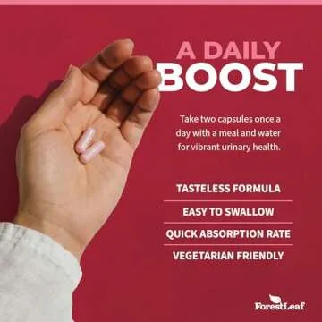 ForestLeaf D Mannose 1000mg Capsules - D-Mannose with Cranberry, Hibiscus & VIT C, Urinary Tract Health for Women and Men, Organic DMannose Pills for UTI, Urinary Health & Bladder Support 60 Capsules