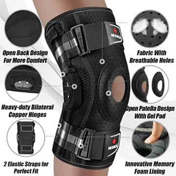 Knee Pain Relief with NEENCA Adjustable Brace
