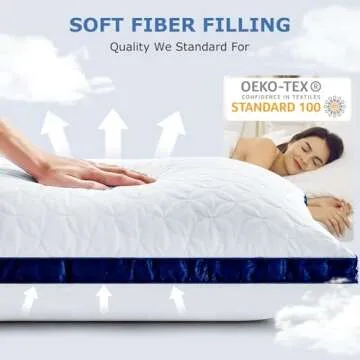 Slybear King Size Hotel Luxury Pillows Set of 2