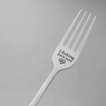 Funny Romantic Gift Fork for Couples Love Expression