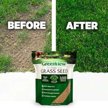 GreenView Dense Shade Grass Seed – 20 lb & 10,000 sq. ft. Coverage
