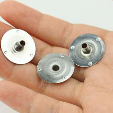 EricX Light Candle Wick Sustainer Tabs for DIY Candle Making