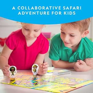 NATIONAL GEOGRAPHIC My First Safari Board Game for Kids 4-6 – Animal Game for Kids & Adults, Coope...