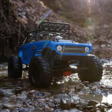 Axial RC Truck 1/10 SCX10 II Deadbolt 4WD Brushed RTR (Battery and Charger Not Included), Blue, AXI03025T1, Trucks Electric RTR 1/10 Off-Road, Unisex