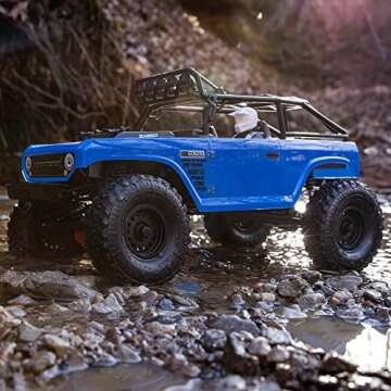 Axial RC Truck 1/10 SCX10 II Deadbolt 4WD Brushed RTR (Battery and Charger Not Included), Blue, AXI03025T1, Trucks Electric RTR 1/10 Off-Road, Unisex