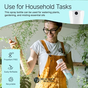 360 Mist Sprayer Continuous Fine Mist Bottle for Hair Plants