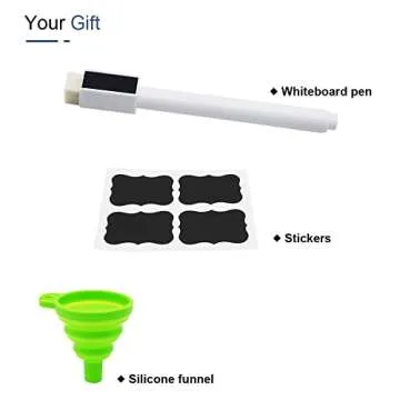 ZEBEIYU 32oz Beer Bottle,Swing Top Glass Kombucha Bottles with Stoppers for Brewing, Beverages, Smoothies, Kefir, Beer, Soda, Juicing, Kombucha, Oil, Water, Milk, Vinegar(4 Pack)