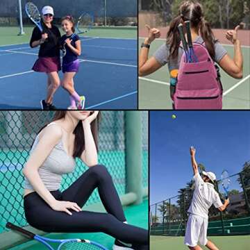 Tennis Rackets 2 Players Recreational for Beginners,Pre-Strung 27 Inch Light Adult Racquet Set for Women Men with Tennis Balls,Overgrips and Carry Bag (Blue)