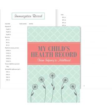 My Child's Health Record Keeper (Log Book)