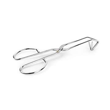 UPIT Triangle Tongs: Heavy Duty Scissor-Shaped Stainless Steel