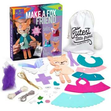 Fox Friend Craft Kit – Easy Sewing Fun for Kids