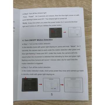 braosusner Wireless Mini Camera HD 1080P Portable Small Nanny Cam with Night Vision,Body Cam Surveillance Cameras for Home Security Indoor/Outdoor No WiFi Need No Audio