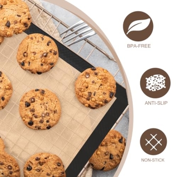 Versatile Silicone Baking Mat 3-Pack for Eco-Friendly Baking