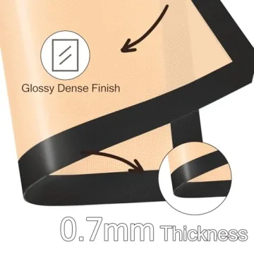 Versatile Silicone Baking Mat 3-Pack for Eco-Friendly Baking
