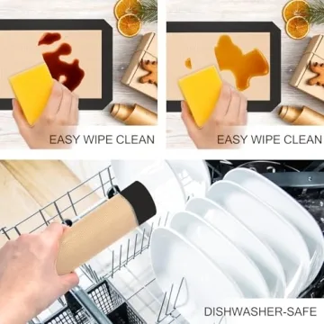 Versatile Silicone Baking Mat 3-Pack for Eco-Friendly Baking