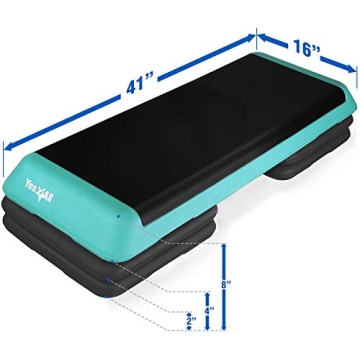 Yes4All Adjustable Aerobic Step Platform for All Levels