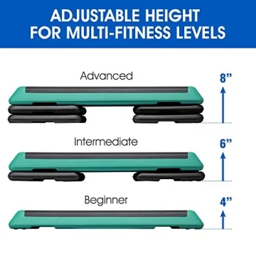 Yes4All Adjustable Aerobic Step Platform for All Levels