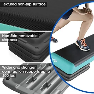 Yes4All Adjustable Aerobic Step Platform for All Levels