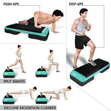 Yes4All Adjustable Aerobic Step Platform for All Levels