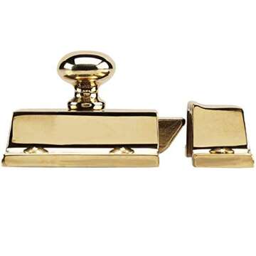 Solid Brass Unlacquered Polished Brass Cabinet Knob Brass Cabinet Round Drawer Knob (Cabinet Latch)