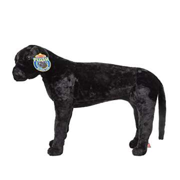 Melissa & Doug Giant Black Lab - Life-like Plush Companion