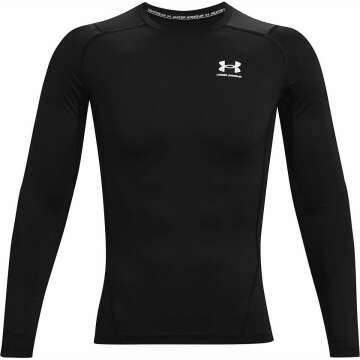 Under Armour Men's HeatGear Compression Long-Sleeve Tee - Lightweight & Breathable