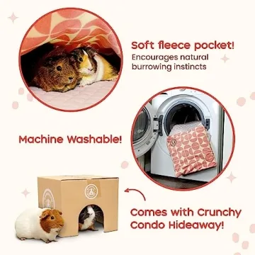 GuineaDad Premium Cotton Candy Fleece Cage Liner