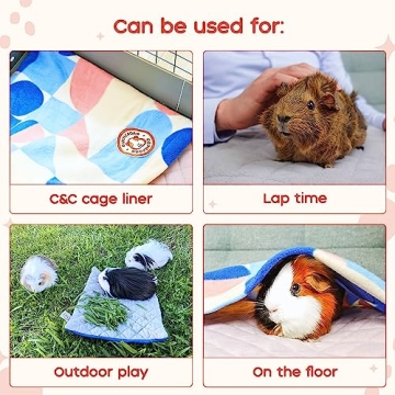 GuineaDad Premium Cotton Candy Fleece Cage Liner