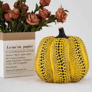 LXCMV Yayoi Kusama Polka Dot Pumpkin Decoration