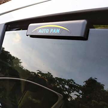 Solar Powered Car Vent Fan for Healthy Driving Experience