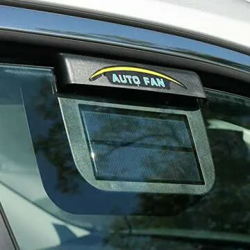 Solar Powered Car Vent Fan for Healthy Driving Experience