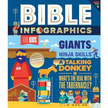 Bible Infographics for Kids: Giants, Ninja Skills, a Talking Donkey, and What's the Deal with the Tabernacle?