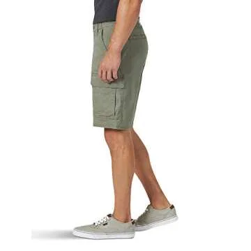 Wrangler Authentics Men's Classic Cargo Stretch Short, Dusty Olive, 40